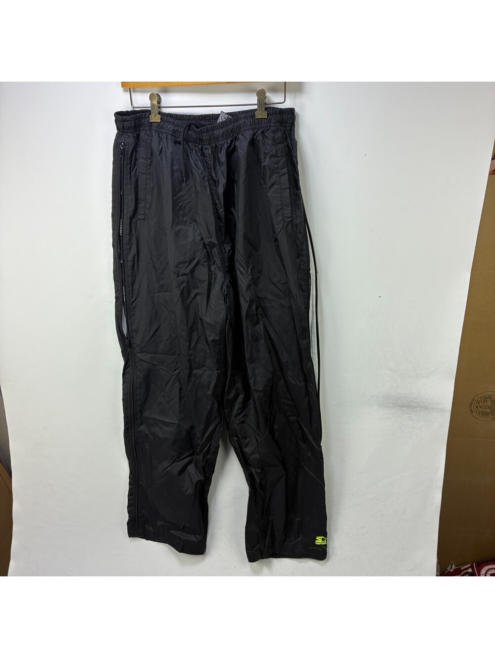 Vintage 90s Starter Side Zip Track Pants Windbreaker L